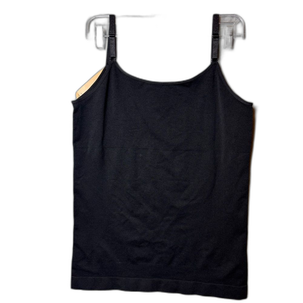 NWT Women's 3ХL Shapermint Essentials Cami Top Scoop Neck Black Shapewear